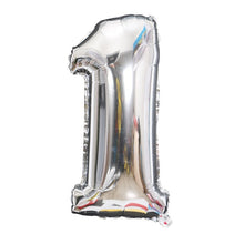 Load image into Gallery viewer, Gold Sliver 32 inch  0-9  Large Helium Digital Air Ballons Foil Children Festival Birthday Party for Kids Cartoon Hat Toys