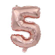 Load image into Gallery viewer, Gold Sliver 32 inch  0-9  Large Helium Digital Air Ballons Foil Children Festival Birthday Party for Kids Cartoon Hat Toys