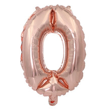 Load image into Gallery viewer, Gold Sliver 32 inch  0-9  Large Helium Digital Air Ballons Foil Children Festival Birthday Party for Kids Cartoon Hat Toys
